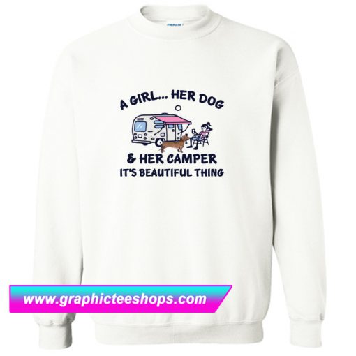 A Girl Her Dachshund Dog Sweatshirt (GPMU)