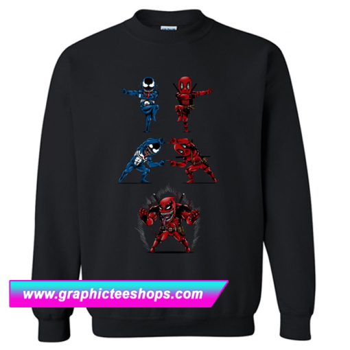 Deadpool And Venom Fusion Sweatshirt (GPMU)