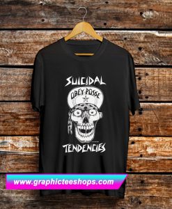 Suicidal Tendencies Flip Cap Skull T Shirt (GPMU)