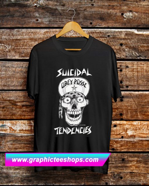 Suicidal Tendencies Flip Cap Skull T Shirt (GPMU)