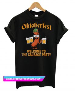 Vintage Oktoberfest Welcome To The Sausage Party T Shirt (GPMU)