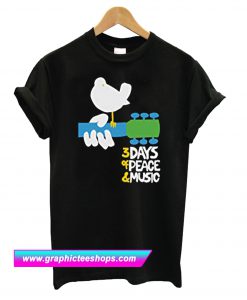 Woodstock Rock Festival 3 Days Of Peace & Music T Shirt (GPMU)