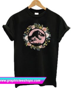 Floral Jurassic Park T Shirt (GPMU)