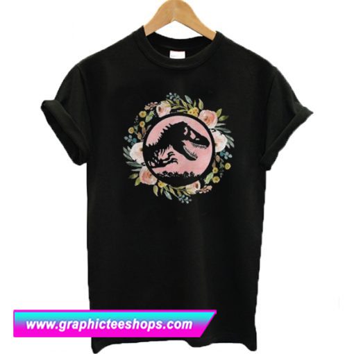 Floral Jurassic Park T Shirt (GPMU)