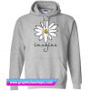 Imagine White Flower Hippie Peace White Hoodie (GPMU)