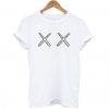 KAWS X UNIQLO – XX Classic Logo White t shirt (GPMU)