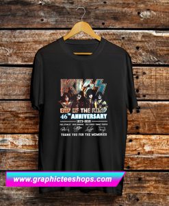 Kiss 46th Anniversary 1973-2019 T Shirt (GPMU)