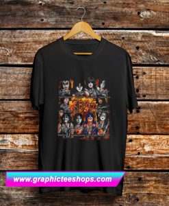 Kiss Band Characters T Shirt (GPMU)