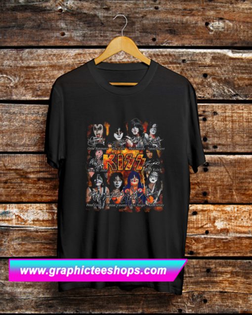 Kiss Band Characters T Shirt (GPMU)