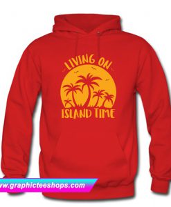 Living On Island Time Palm Trees And Sunset Hoodie (GPMU)