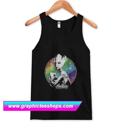 Marvel Avengers Infinity War Groot Rainbow Girls Tanktop (GPMU)Marvel Avengers Infinity War Groot Rainbow Girls Tanktop (GPMU)