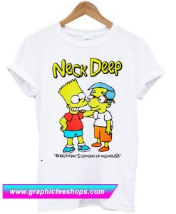 Neck Deep Bart Simpson T Shirt (GPMU)