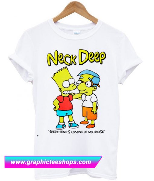 Neck Deep Bart Simpson T Shirt (GPMU)