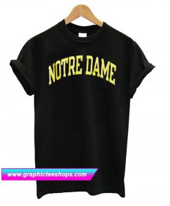 Notre Dame Black T Shirt (GPMU)