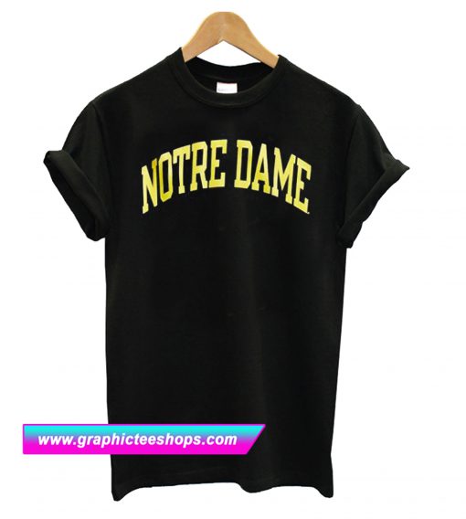 Notre Dame Black T Shirt (GPMU)