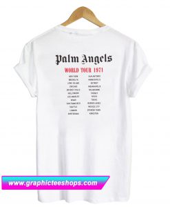 Palm Angels White Rasta Skull T Shirt Back (GPMU)