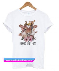 Vegan Friends not Food T Shirt (GPMU)