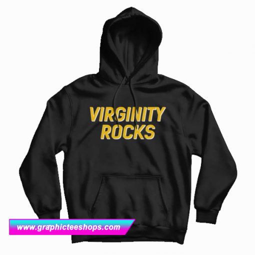 Virginity Rocks Black Hoodie (GPMU)