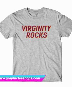 Virginity Rocks Heather Grey T Shirt (GPMU)