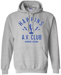 AV Club Hawkins Stranger Things Pullover Hoodie (GPMU)