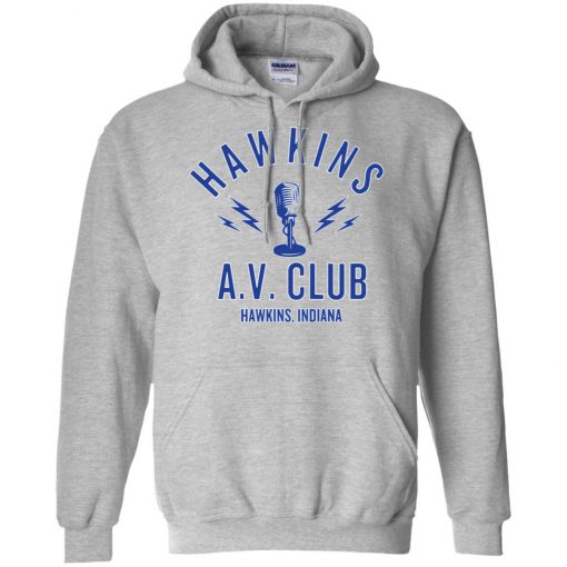 AV Club Hawkins Stranger Things Pullover Hoodie (GPMU)