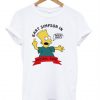 Bart Simpson In Fuck Off Dude’s Radical Dude T-Shirt (GPMU)