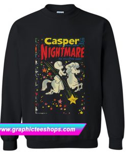 Casper The Friendly Ghost Nightmare Comic Cover Girls Sweatshirt (GPMU)