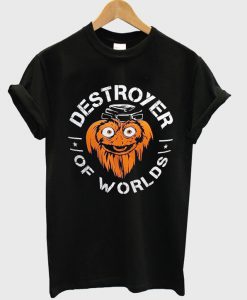 Gritty Destroyer Of Worlds Charcoal T-Shirt (GPMU)