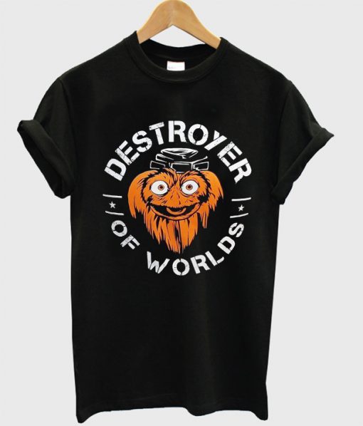 Gritty Destroyer Of Worlds Charcoal T-Shirt (GPMU)