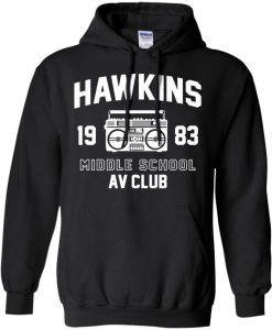 Hawkins AV Club Stranger Things Pullover Hoodie (GPMU)