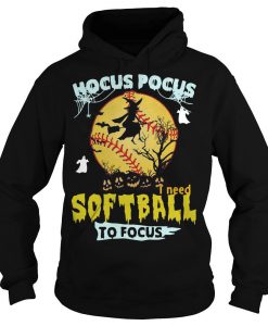 Hocus Pocus I Need Softball To Focus Halloween Hoodie (GPMU)