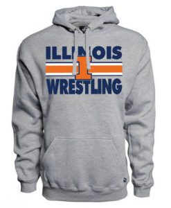 Illinois Wrestling Gray Hoodie (GPMU)
