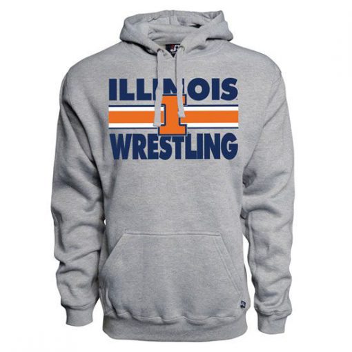 Illinois Wrestling Gray Hoodie (GPMU)