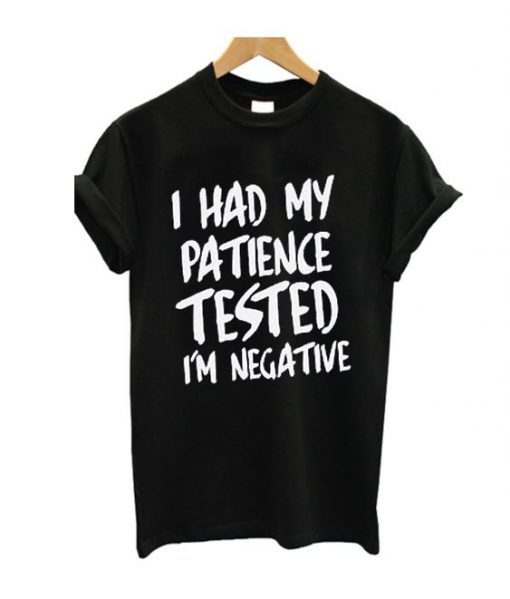 I’m Negative Black T-shirt (GPMU)