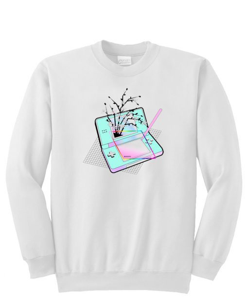 Kokopie Vaporwave Tumblr Aesthetic Nintendo Sweatshirt (GPMU)