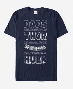 Marvel Father’s Day Avengers Dad Traits T-Shirt (GPMU)