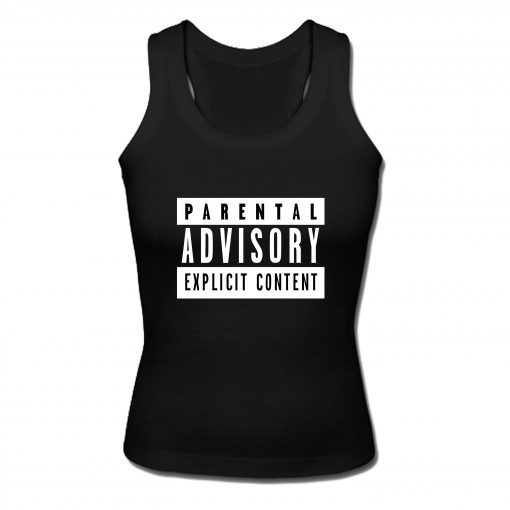 Parental advisory explıcıt content Tank Top (GPMU)