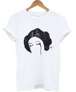 Princess Leia Tribute to Carrie FIsher T Shirt (GPMU)