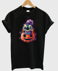 Stitch And Pumpkin T-Shirt (GPMU)