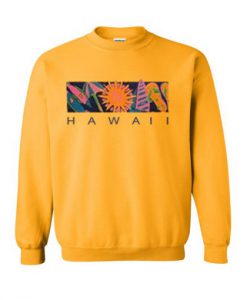 hawaii yellow sweatshirt (GPMU)