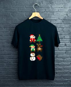 8 Bit Christmas T-Shirt FP