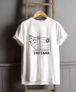 A funny map of Indiana T-Shirt FP