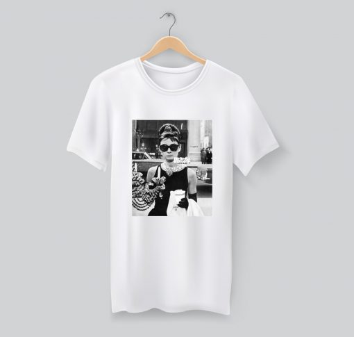 Audrey Hepburn Sunglasses Breakfast at Tiffany T Shirt (GPMU)