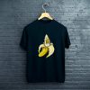 Banana Shark Funny Art T-Shirt FP