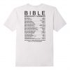 Bible Emergency Numbers T Shirt Back (GPMU)