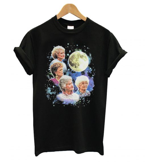 Bioworld The Golden Girls Women’s Four Golden Girls Moon T Shirt (GPMU)