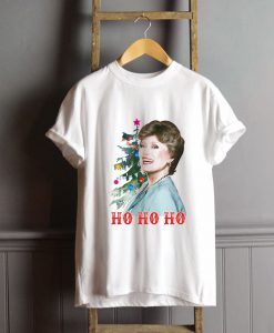 Christmas Golden Girls Blanche Devereaux ho ho ho T-Shirt FP