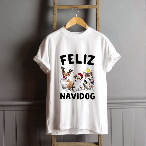 Christmas Pug Feliz Navidog T-Shirt FP