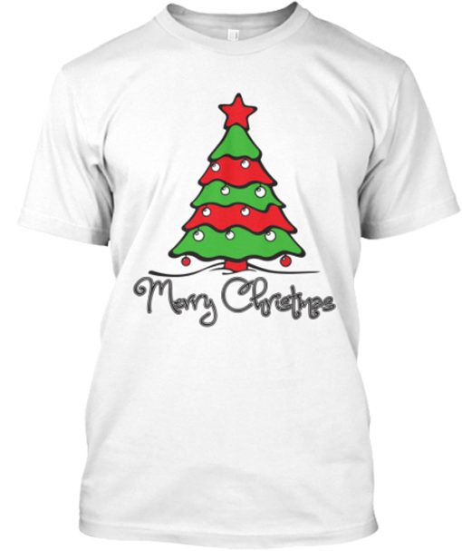 Christmas Tree Merry Christmas T Shirt (GPMU)