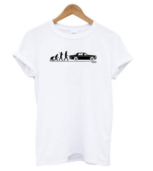 Classic W123 Coupe Evolution Car Auto T Shirt (GPMU)